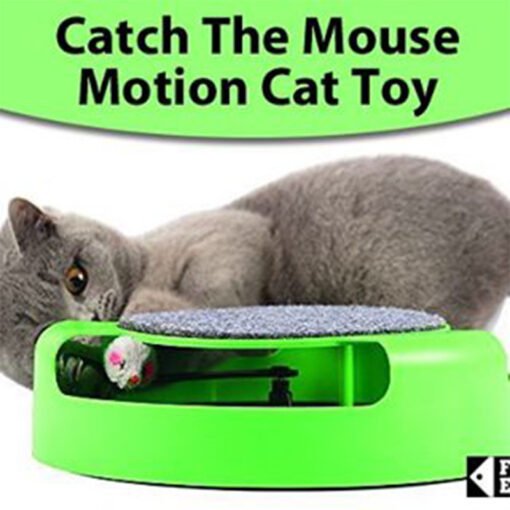 Mouse Cat Toy Top Cat Scratch Board Mouse Kitten Toy - Larawan 2