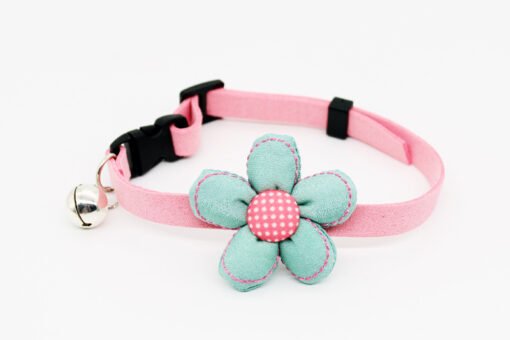 Pet Accessories Flowers Small Fresh Cat Bell Collar Teddy Small Dog Collar - Larawan 8