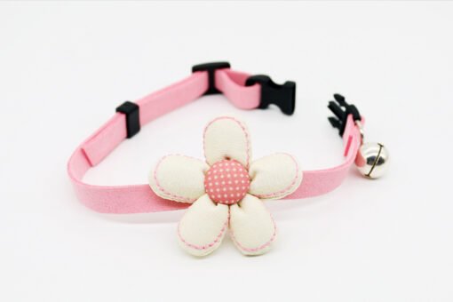 Pet Accessories Flowers Small Fresh Cat Bell Collar Teddy Small Dog Collar - Larawan 4