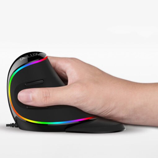 Ergonomics Vertical Gaming Mouse 6 Buttons  Wired Wireless Right Hand Mice for PC Laptop Computer - Image 6