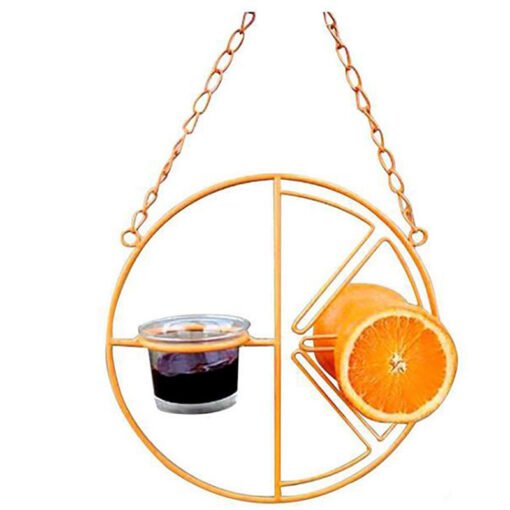 Oriole Bird Feeder Orange Fruit Outdoor Garden Metal Hanging Drinking Grape Jelly Container Farm Hummingbird Automatic Portable - Larawan 3