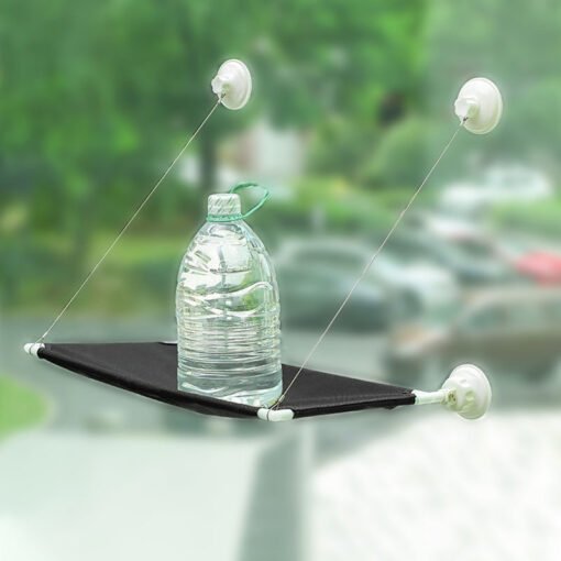 New Suction Cup Cat Hammock Foldable Hammock Hanging Cat Nest Cat Bed Balcony Window Glass Cat Hammock - Larawan 4