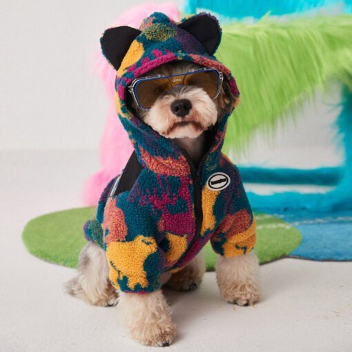 Dog Clothes Autumn And Winter Clothes Pet Small And Medium-sized Dogs Thick Camouflage