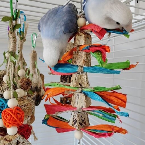 Parrot Toys Parrot Bite Supplies Bird Stand Rod Bird Cage - Larawan 3