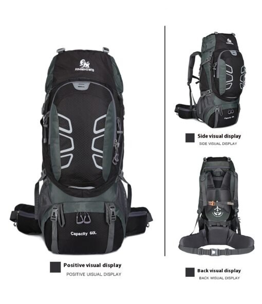 Outdoor Mountaineering Bag Backpack Super Light And Large Capacity - immagine 9