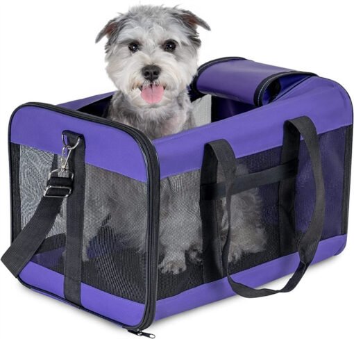 Dog Cat Carriers Bags Car Portable Transport Pet Bag Cage Portable Pet Foldable Outgoing Travel Breathable Pets Handbag - Larawan 6