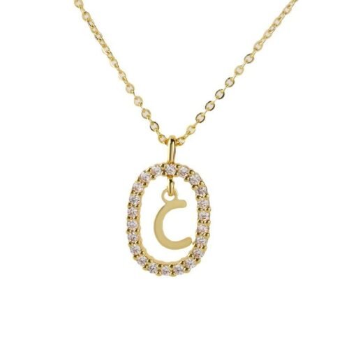 26 Letters Pendant Necklace Light Luxury And Simplicity - Image 3