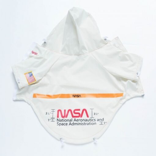 Tide Brand Windproof Rainproof Reflective Space Suit Pet Raincoat - Image 2