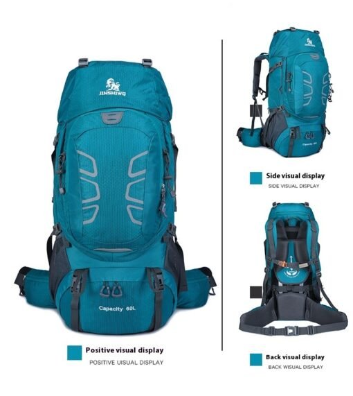 Outdoor Mountaineering Bag Backpack Super Light And Large Capacity - immagine 2