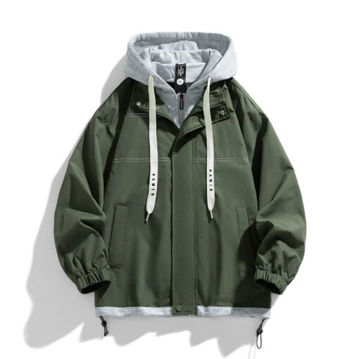 Men's Casual Popular Color Blocked High-end Baseball Uniform - Larawan 6