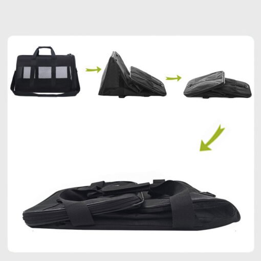 Dog Cat Carriers Bags Car Portable Transport Pet Bag Cage Portable Pet Foldable Outgoing Travel Breathable Pets Handbag - Larawan 4