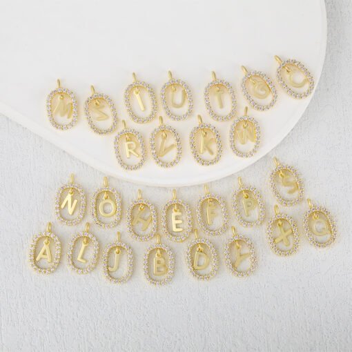 26 Letters Pendant Necklace Light Luxury And Simplicity - Image 8