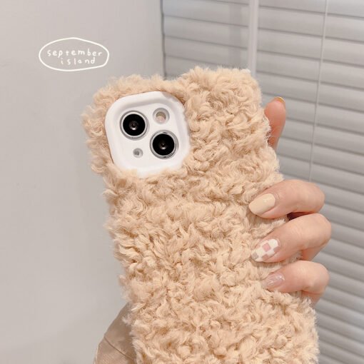 Simple Iphone13ProMax Mobile Phone Case XS Autumn And Winter Plush – Bild 5