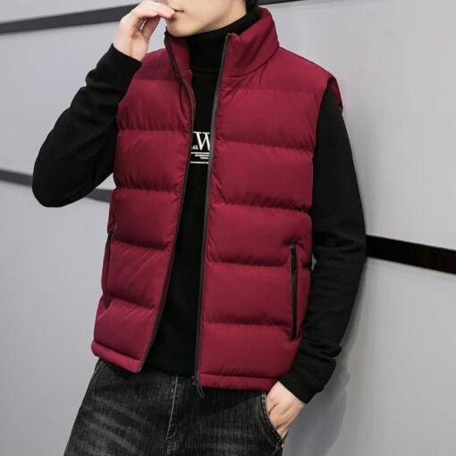 Autumn And Winter Leisure Warm Sleeveless Jacket - Image 9