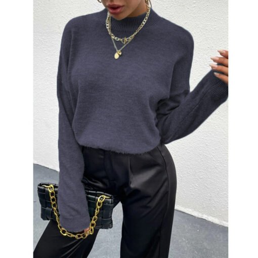 Women's Loose Pullover Knitwear Sweater - Imagen 4