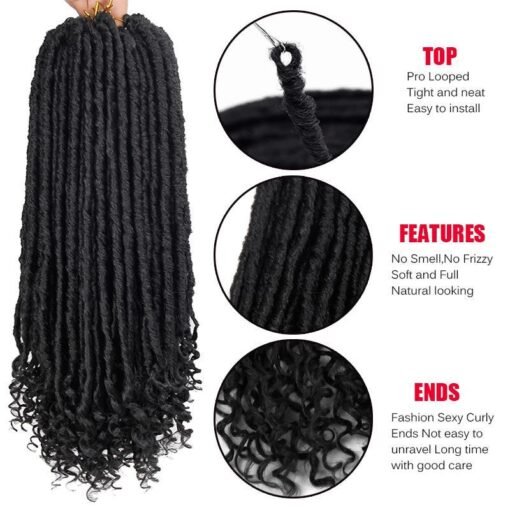 Chemical fiber braided hair extension - Image 4