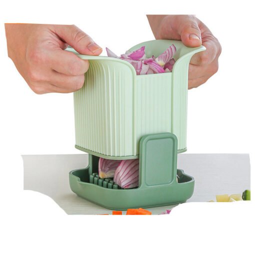 Multifunctional Vegetable Chopper French Fries Cutter Household Hand Pressure Onion Dicer Cucumber Potato Slicer Kitchen Tools - Larawan 3