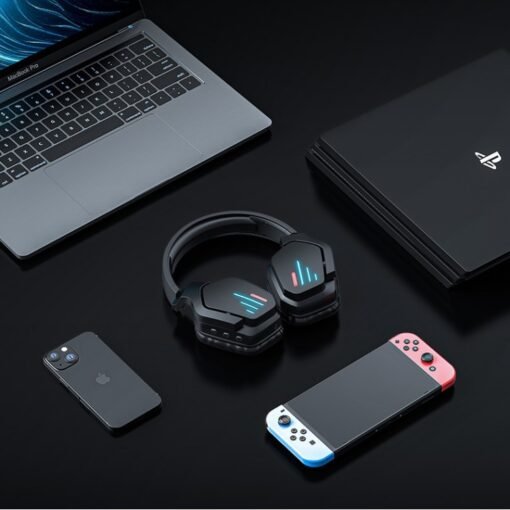 Head-mounted Noise Reduction Stereo Game Bass Wireless Luminous Headphones - Imagen 10
