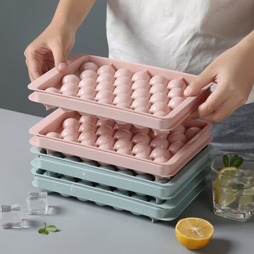 Ice Tray 3D Round Ice Molds Home Bar Party Use Round Ball Ice Cube Makers Kitchen DIY Ice Cream Moulds - Bild 9