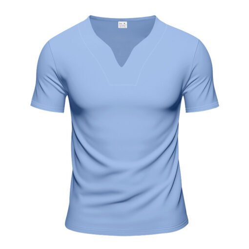 Quick-drying Skin-friendly Loose Solid Color Short Sleeve - Bild 2