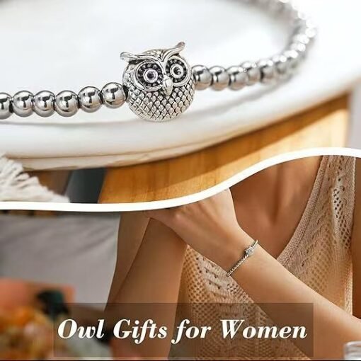 Women's Owl Bracelet English Blessing Cardboard - Hình ảnh 5