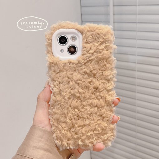 Simple Iphone13ProMax Mobile Phone Case XS Autumn And Winter Plush – Bild 7