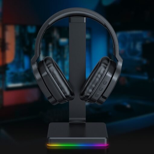 Head-mounted Noise Reduction Stereo Game Bass Wireless Luminous Headphones - Imagen 9