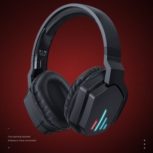 Head-mounted Noise Reduction Stereo Game Bass Wireless Luminous Headphones - Imagen 8