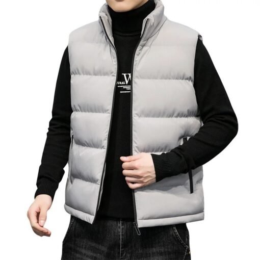 Autumn And Winter Leisure Warm Sleeveless Jacket - Image 3