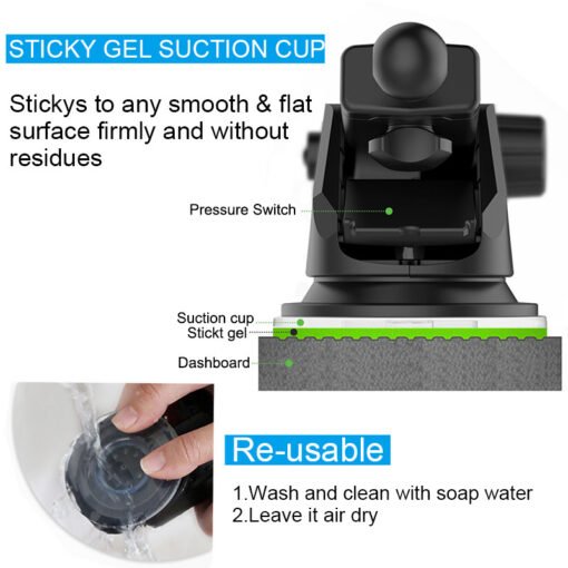 Magnetic Suction Car Navigation Mobile Phone Bracket - Image 3