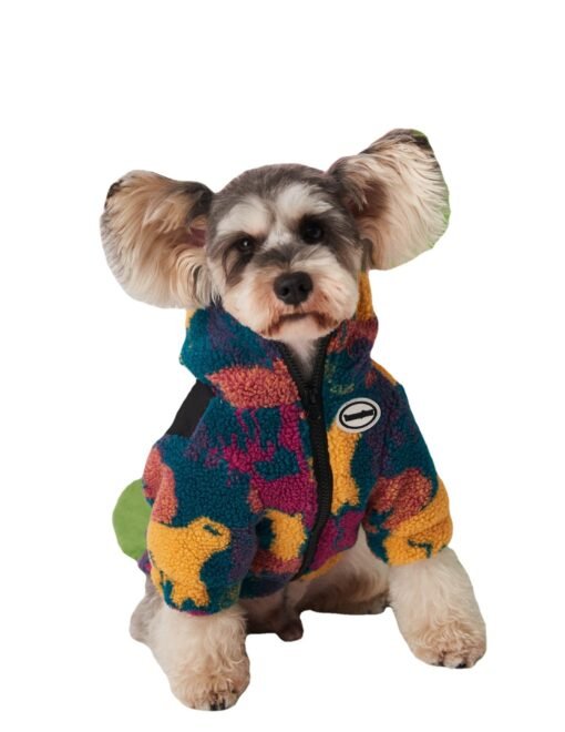 Dog Clothes Autumn And Winter Clothes Pet Small And Medium-sized Dogs Thick Camouflage - Larawan 2