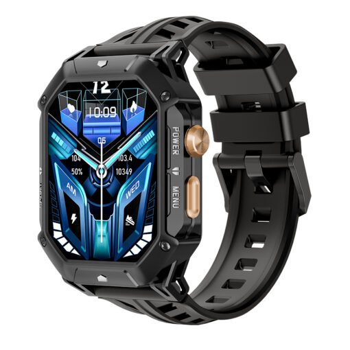 Smart Watch Bluetooth Calling Voice Assistant Gas Compass Sports Watch - Hình ảnh 2