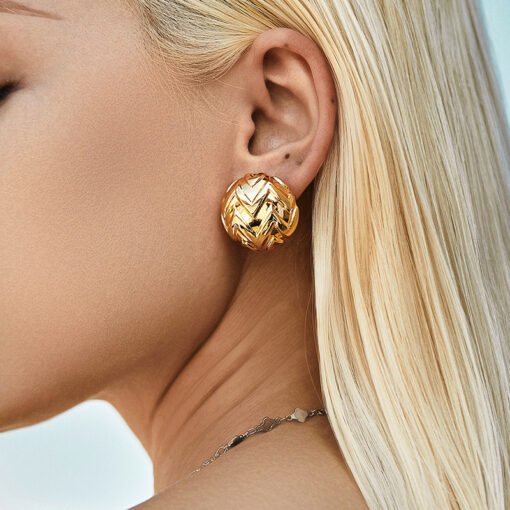 Female Retro Irregular Personality Design Earrings - immagine 5