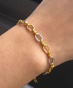Addison Two Tone Gold Bracelet