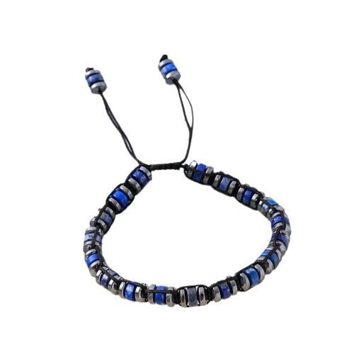 Men's Universal Ornament New Hand-woven Apatite Bracelet - Larawan 8