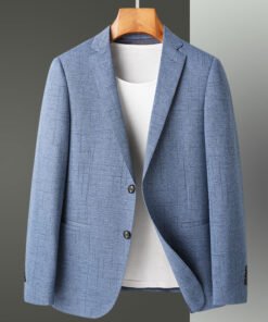Men's Solid Color Jacket Light Business Suit