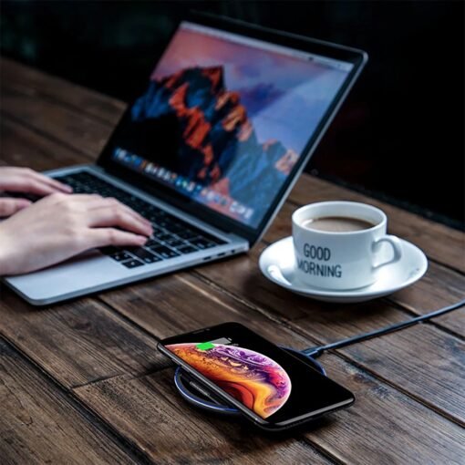 Wireless Charger For I-Phone Fast Wireless Charging Pad For Sam-sung High Speed - Imagen 4