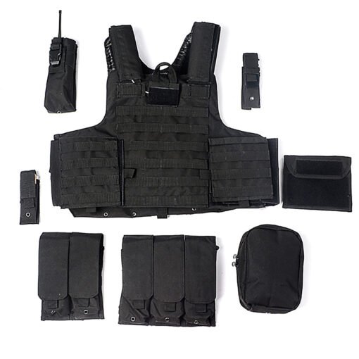 Multi Functional Camouflage Combat Vest 8-piece Military Camouflage Training Equipment - immagine 4