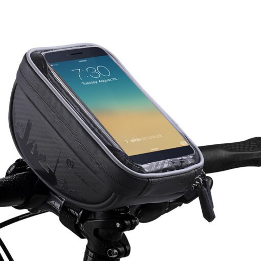Bicycle Bag, Touch Screen Phone Bag, Mountain Bike Front Beam Bag, Cycling Bag, Handlebar Bag - Hình ảnh 4