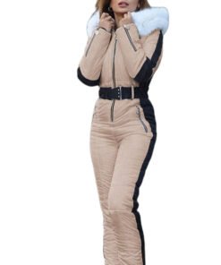 Sports Hooded Ski Suit Long Sleeve Cotton Jacket