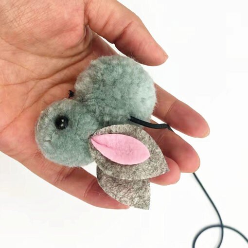 Elastic Bouncing Funny Cat Stick Clip Door Hanging Elastic Automatic Toy - immagine 3
