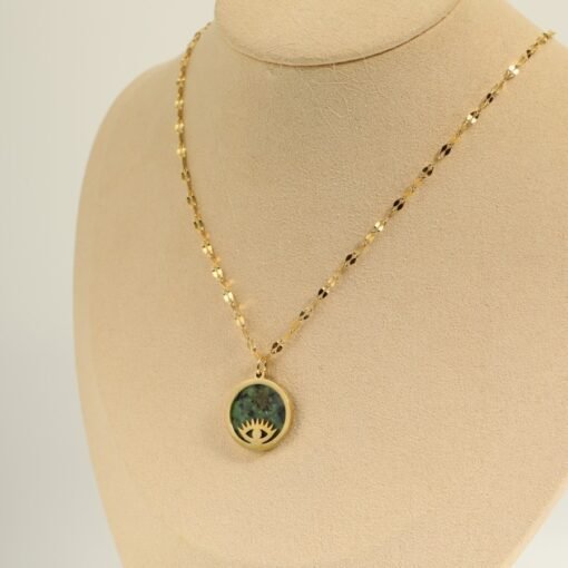 Women's Handsome Alloy Devil's Eye Necklace - 图片 2