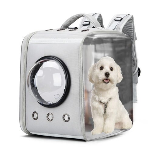 New Cat Bag Transparent Space Capsule Pet Backpack Foldable Eva Pet Bag - Larawan 2