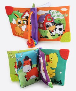 Large Cloth Book, Baby Cloth Book, Baby Palm Book