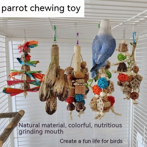 Parrot Toys Parrot Bite Supplies Bird Stand Rod Bird Cage - Larawan 9