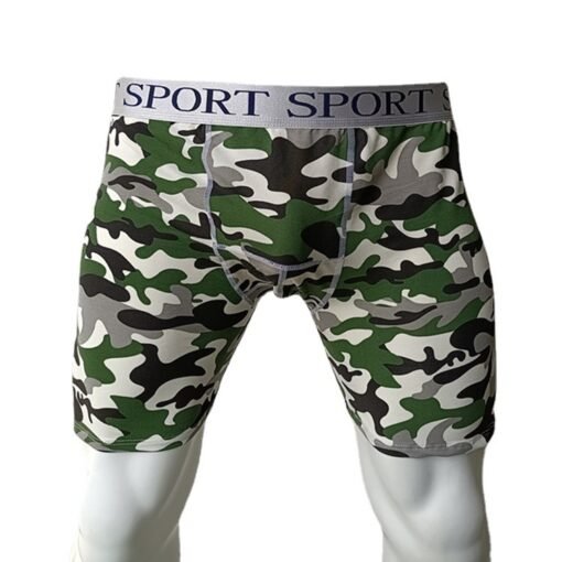 Men's Camouflage Running Fitness Sports Cotton Underwear - Image 9