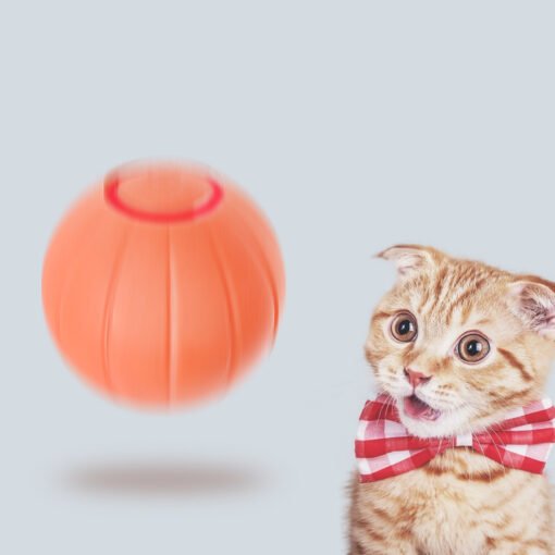 Smart Bouncing Rolling Silicone Ball Toy Funny Cat Bite - Image 6