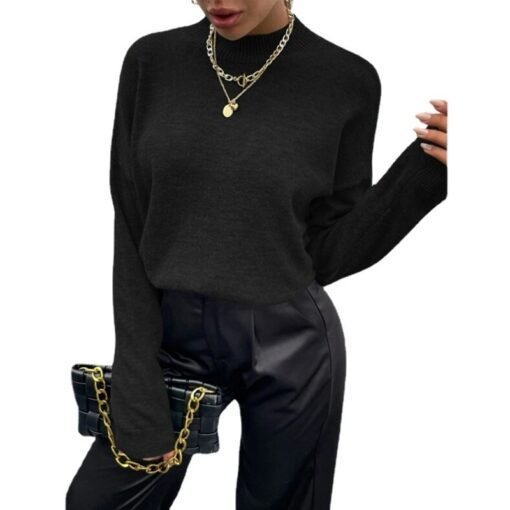 Women's Loose Pullover Knitwear Sweater - Imagen 6
