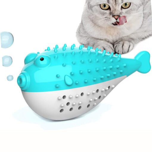 Mint Toys Grabing Toy For Chew Toys Pet Supplies Cat Teaser Toothbrush Clean Cat Fish Toys Silicone Toys Cat Toys Pet Chew Toys Pet Toys Kitten Toys Toy Cat Catnip - Larawan 10